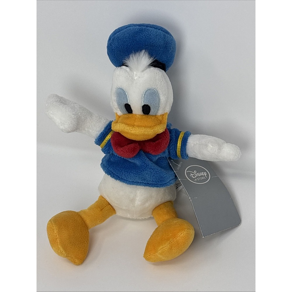 Disney Store Donald Duck Plush 9 Inch Classic Sailor‎ Outfit Soft Toy NWT